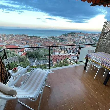 Thekeystudio, La Casa Del Mare Azzurro With Seaview Ventimiglia Exterior photo