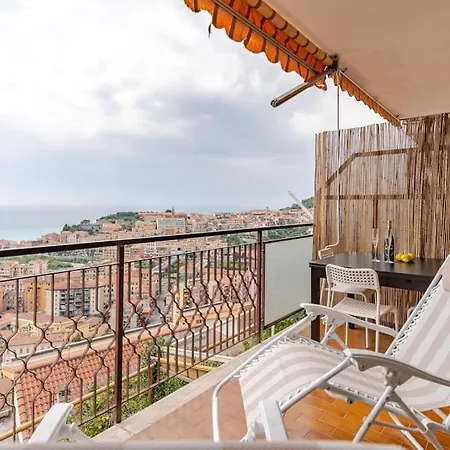 Thekeystudio, La Casa Del Mare Azzurro With Seaview Ventimiglia Exterior photo
